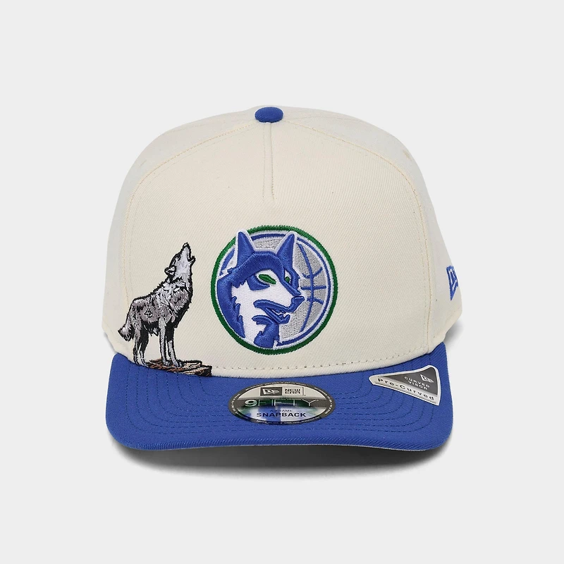 New Era Minnesota Timberwolves NBA Hardwood Classics 9FIFTY A-Frame Snapback Hat