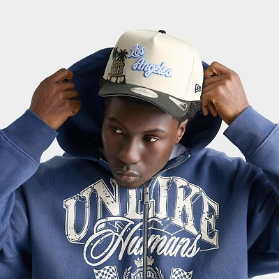 New Era Los Angeles Lakers NBA Hardwood Classics 9FIFTY A-Frame Snapback Hat