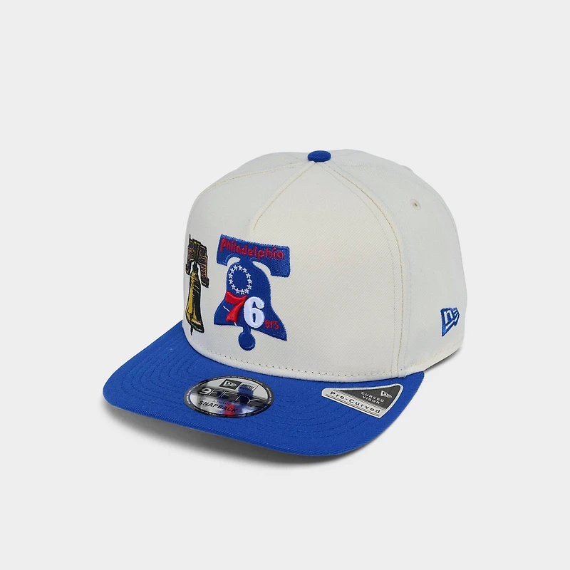 New Era Philadelphia 76ers NBA Hardwood Classics 9FIFTY A-Frame Snapback Hat