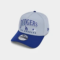 New Era Los Angeles Dodgers MLB 9FORTY Embroidery Wordmark A-Frame Snapback Hat
