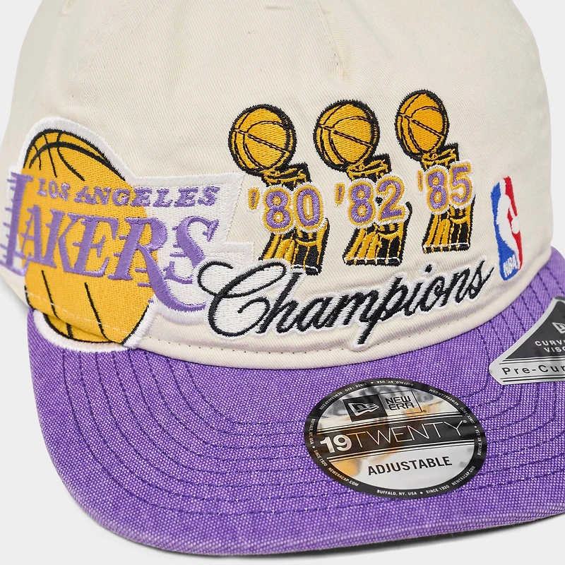 New Era Los Angeles Lakers NBA Champions 19Twenty Snapback Hat