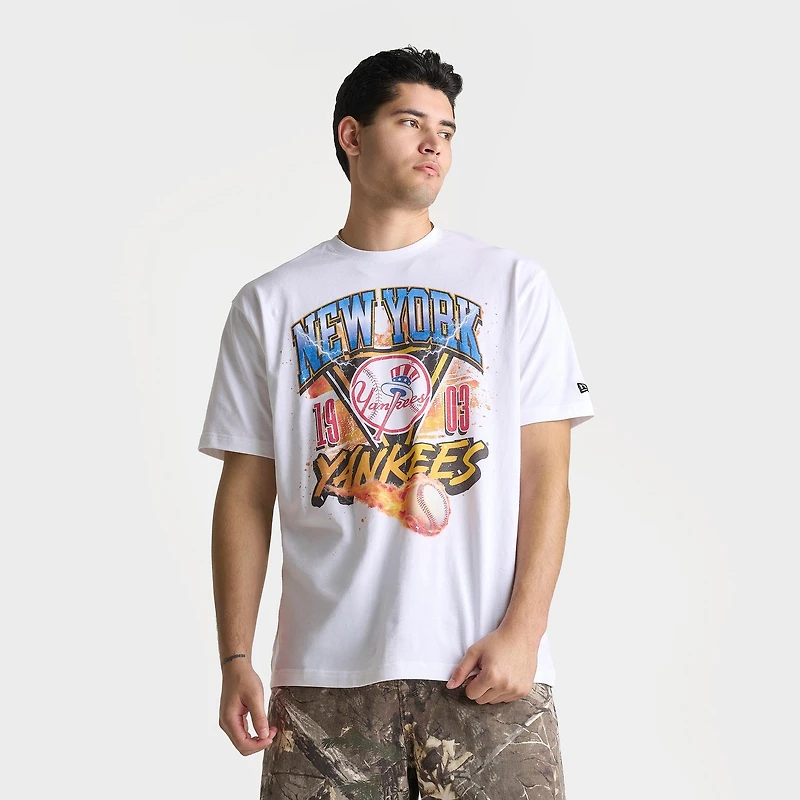 Men's New Era York Yankees MLB On Fire T-Shirt