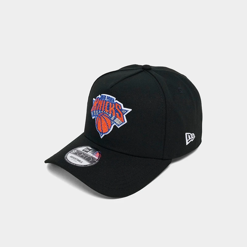 New Era New York Knicks NBA Draft 9FORTY Rhinestone Snapback Hat