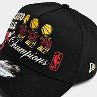 New Era Chicago Bulls NBA Champions 9FORTY A-Frame Snapback Hat