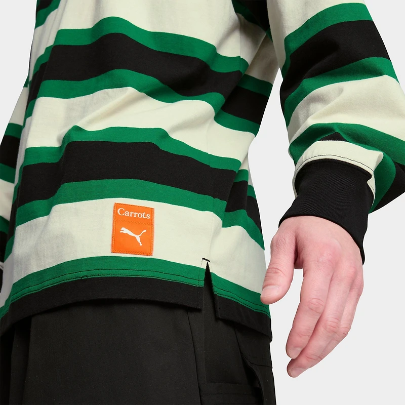 Men's Puma x Carrots Striped Jersey Long-Sleeve Rugby Shirt