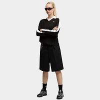 Women's Puma T7 Relaxed Long-Sleeve Polo T-Shirt