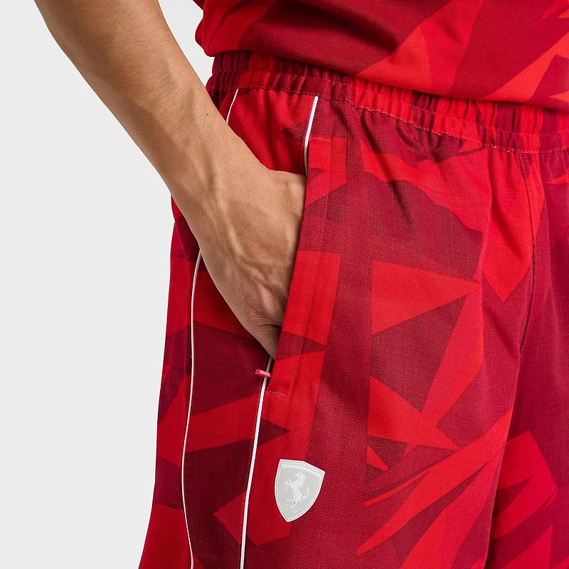 Men's Puma Scuderia Ferrari HP 20 Years of Red Woven Track Pants