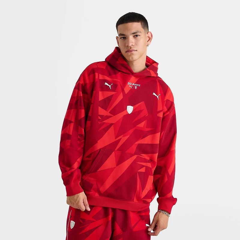 Men's Puma Scuderia Ferrari HP 20 Years of Red Pullover Hoodie