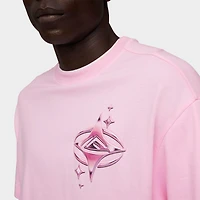 Men's Puma LaFrancé Pink Heem Layered Long-Sleeve T-Shirt