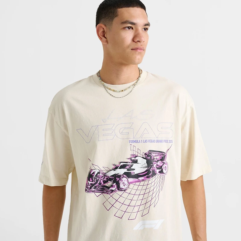 Men's Puma F1 Las Vegas Grand Prix 2025 Car Graphic T-Shirt