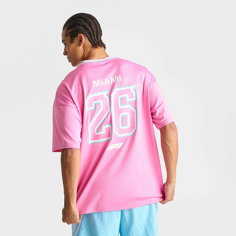 Men's Puma F1 Miami Print Soccer Jersey