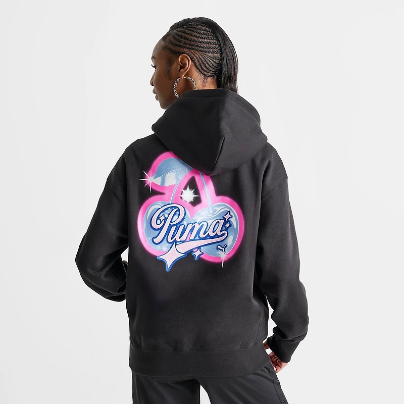 Women's Puma Jer-She Cherry Pullover Hoodie