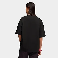 Women's Puma Street Glam Oversized Bedazzled Graphic Jersey T-Shirt