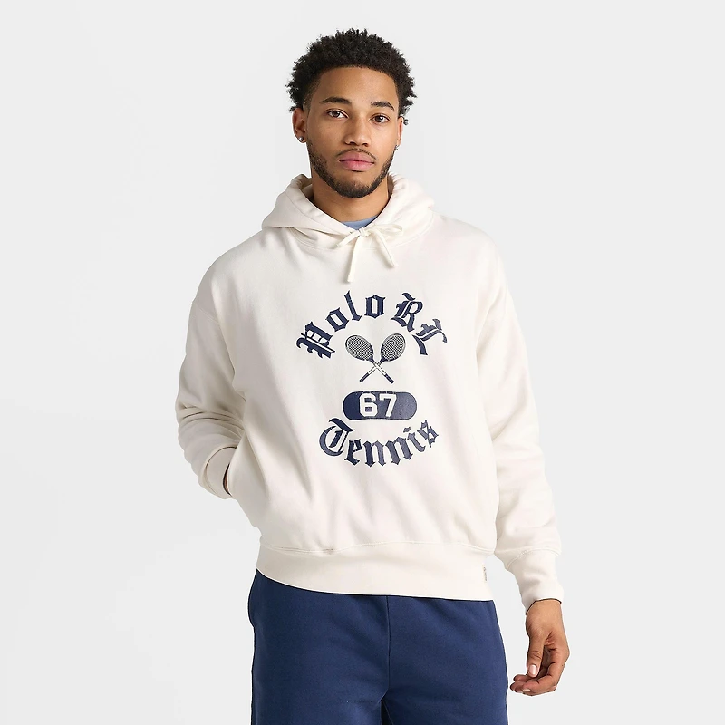 Men's Polo Ralph Lauren Tennis Fleece Pullover Hoodie