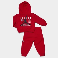 Infant Jordan Jumpman Stamp Pullover Hoodie and Jogger Pants Set