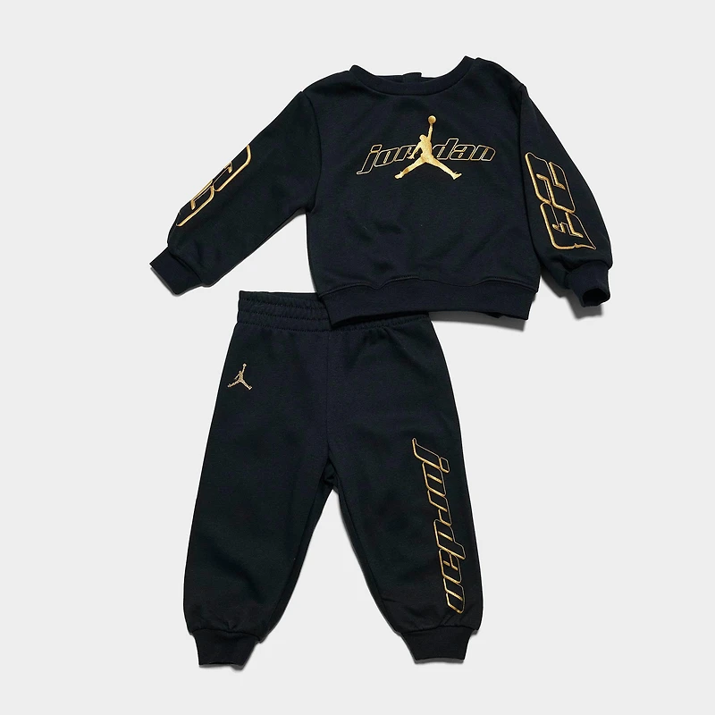 Little Kids' Jordan Mountainside Crewneck Sweatshirt and Jogger Pants Set