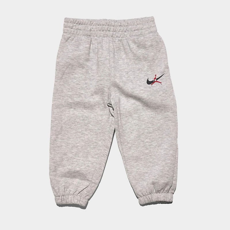 Infant Jordan Jumpman Swoosh Crewneck Sweatshirt and Jogger Pants Set