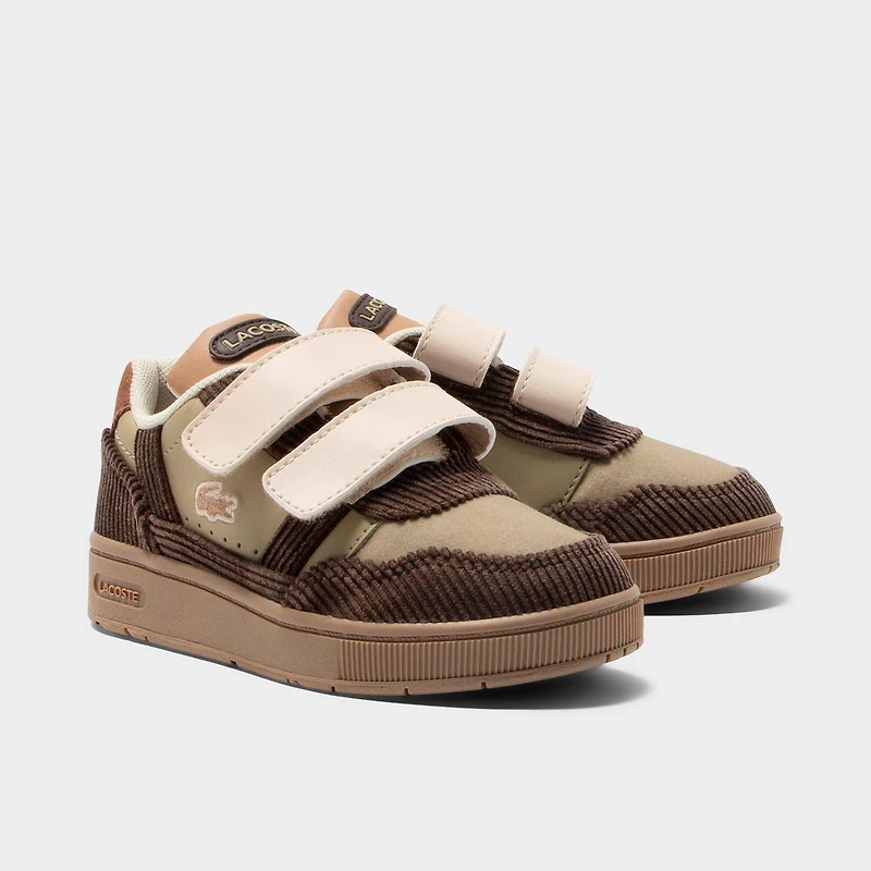 Big Kids' Lacoste T-Clip Corduroy Casual Shoes