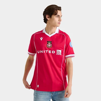 Men's Macron Wrexham AFC 25-26 Authentic Home Soccer Jersey