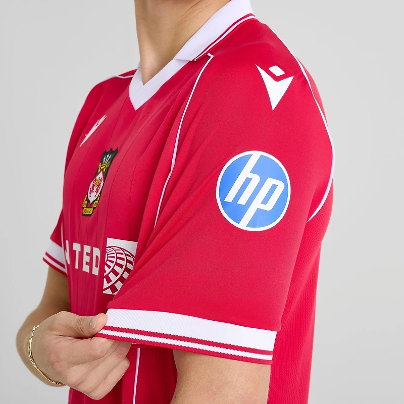 Men's Macron Wrexham AFC 25-26 Authentic Home Soccer Jersey