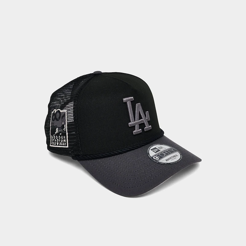New Era Los Angeles Dodgers MLB 9FORTY A-Frame Rope Trucker Hat