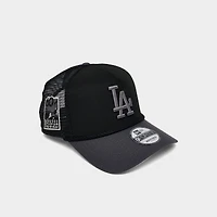 New Era Los Angeles Dodgers MLB 9FORTY A-Frame Rope Trucker Hat