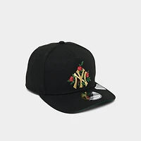 New Era New York Yankees MLB 9FIFTY Rose A-Frame Snapback Hat
