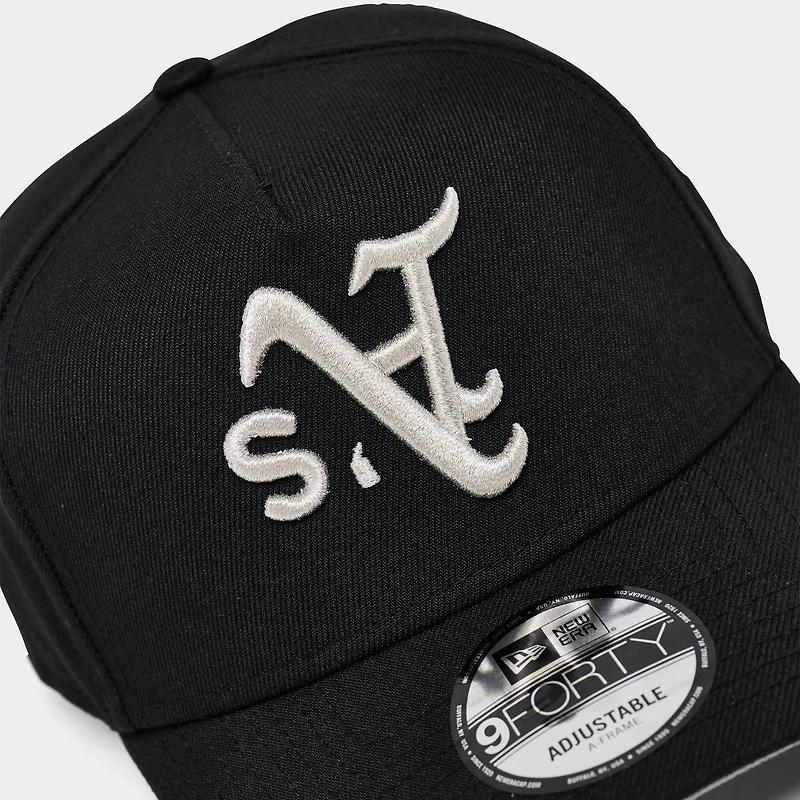 New Era Oakland A's MLB Upside Down 9FORTY A-Frame Snapback Hat