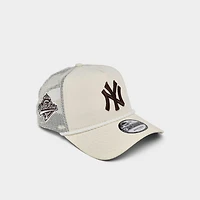 New Era New York Yankees MLB 9FORTY A-Frame Rope Trucker Hat