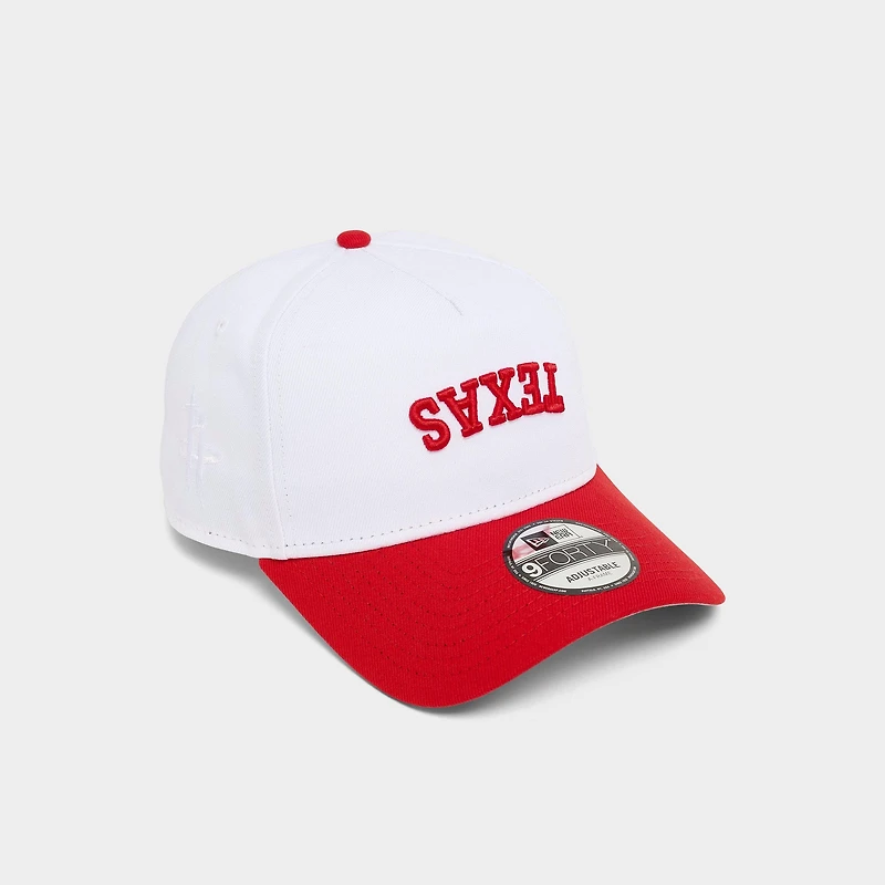 New Era Houston Rockets NBA Upside Down 9FORTY A-Frame Snapback Hat