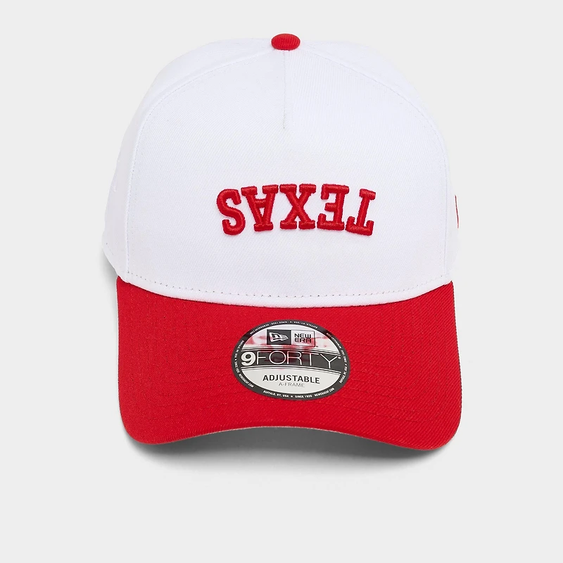 New Era Houston Rockets NBA Upside Down 9FORTY A-Frame Snapback Hat