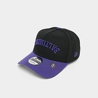 New Era Baltimore Ravens NFL 9FORTY Upside Down Wordmark A-Frame Adjustable Back Hat