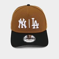 New Era New York Yankees Los Angeles Dodgers MLB 9FORTY A-Frame Snapback Hat