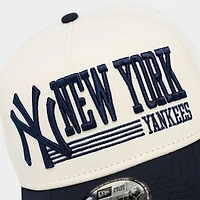 New Era New York Yankees MLB Big Wordmark 9FORTY A-Frame Snapback Hat