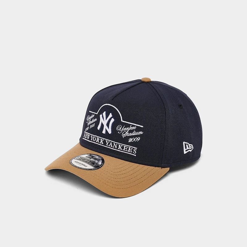 New Era New York Yankees MLB Yankee Stadium Wordmark 9FORTY A-Frame Snapback Hat