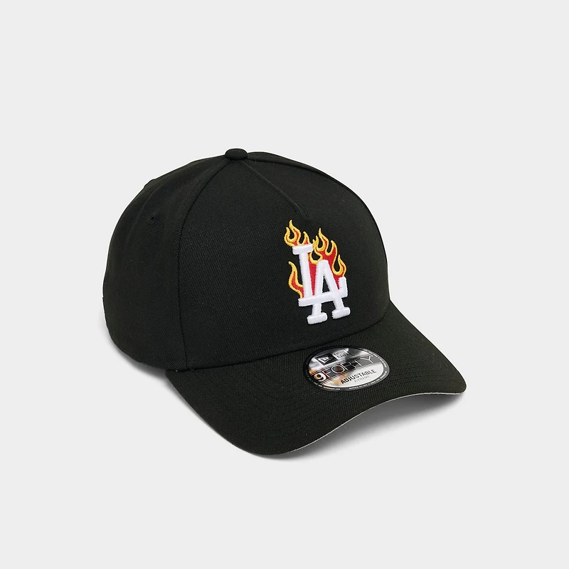 New Era Los Angeles Dodgers MLB 9FORTY A-Frame Flames Snapback Hat
