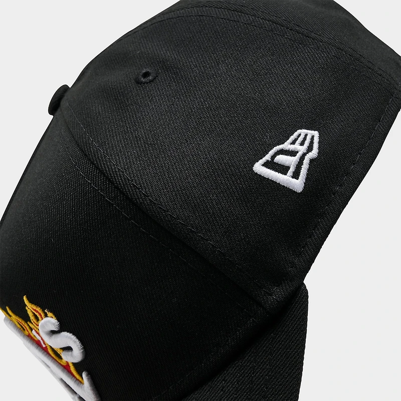 New Era A's MLB Flames 9FORTY A-Frame Snapback Hat