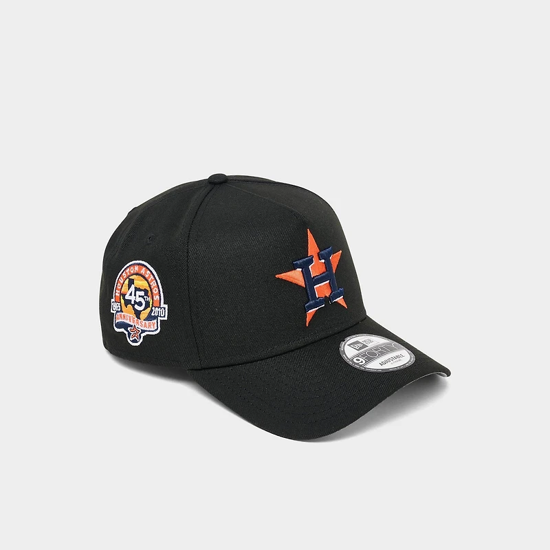 New Era Houston Astros MLB 9FORTY A-Frame Two Tone Logo Snapback Hat