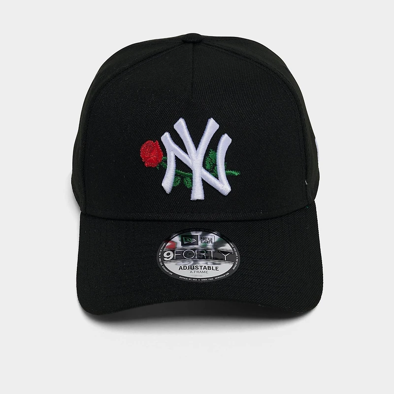 New Era New York Yankees MLB 9FORTY Rose A-Frame Snapback Hat