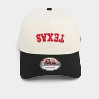 New Era Houston Rockets NBA 9FORTY A-Frame Upside Down Wordmark Snapback Hat