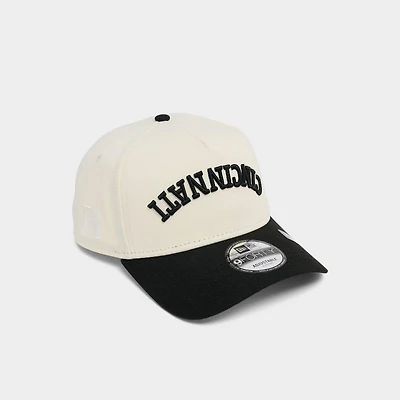 New Era Cincinnati Bengals NFL 9FORTY A-Frame Upside Down Wordmark Snapback Hat