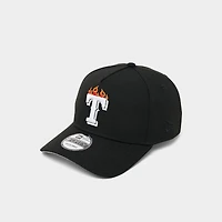 New Era Texas Rangers MLB 9FORTY Flame Logo Snapback Hat