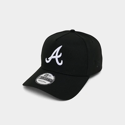 New Era Atlanta Braves MLB 9FORTY A-Frame Monochrome Snapback Hat