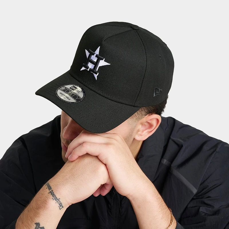 New Era Houston Astros MLB 9FORTY Monochrome Snapback Hat