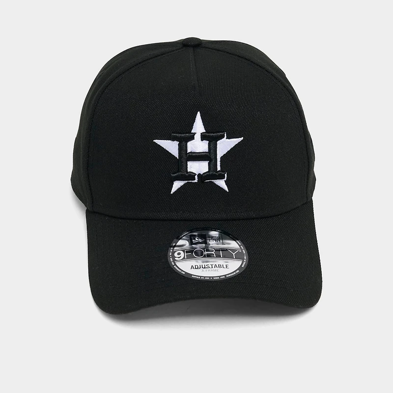 New Era Houston Astros MLB 9FORTY Monochrome Snapback Hat
