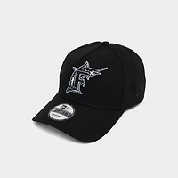 New Era Florida Marlins MLB 9FORTY A-Frame Monochrome Snapback Hat