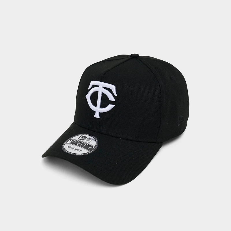 New Era Minnesota Twins MLB 9FORTY A-Frame Monochrome Snapback Hat