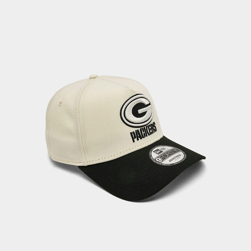 New Era Green Bay Packers NFL 9FORTY A-Frame Snapback Hat