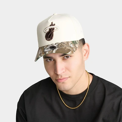 New Era Miami Heat NBA Camo 9FORTY A-Frame Snapback Hat