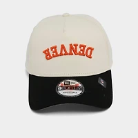 New Era Denver Broncos NFL 9FORTY A-Frame Upside Down Wordmark Snapback Hat